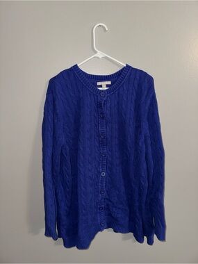 Women’s Woman Within Button Up Sweater